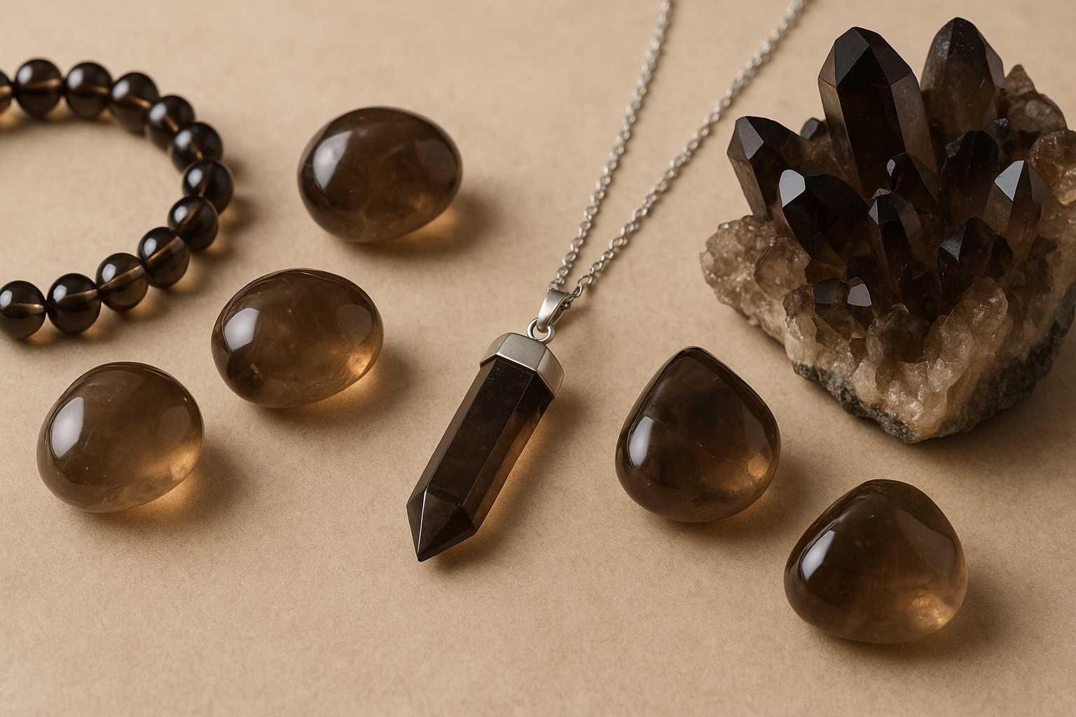 Cuarzo Ahumado – Piedra de Transformación, Protección y Armonía Espiritual