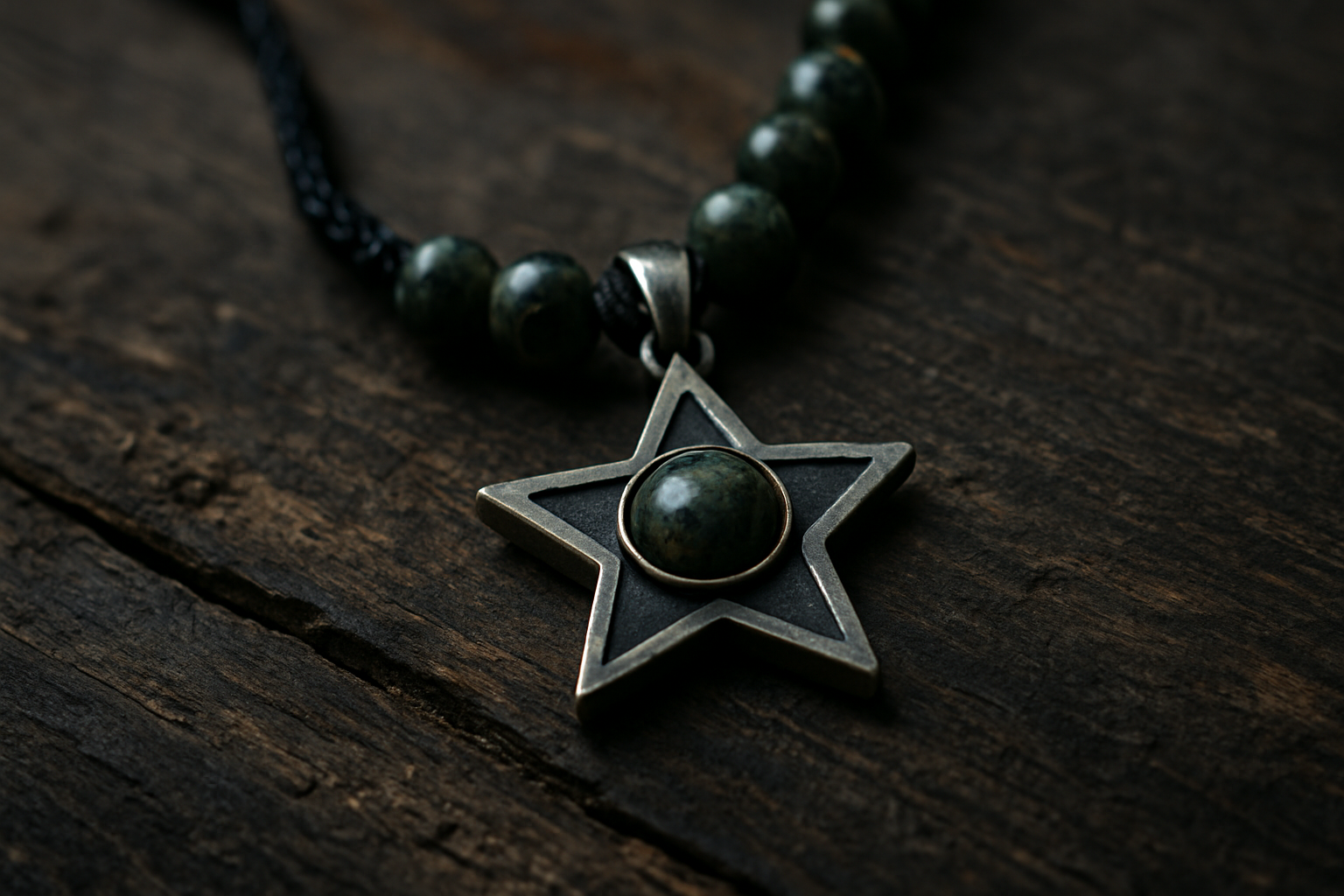 Collares con estrella para hombre
