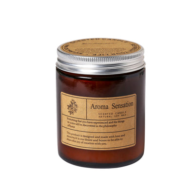 Vela Aromática de Soja en Vaso de Cristal – Fragancia Natural y Armonía