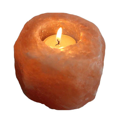 Candelabro de Sal del Himalaya – Luz Natural, Energía y Armonía