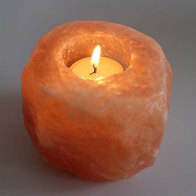 Candelabro de Sal del Himalaya – Luz Natural, Energía y Armonía