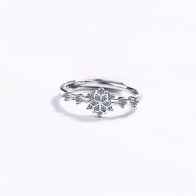 Anillo "Inspiración de invierno" de tamaño ajustable