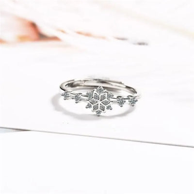 Anillo "Inspiración de invierno" de tamaño ajustable