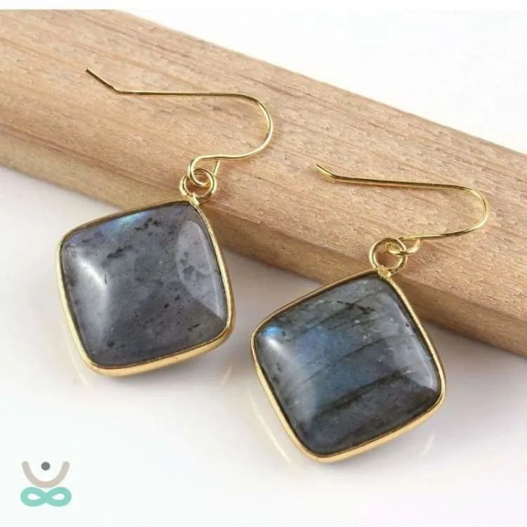 Aretes protector de labradorita