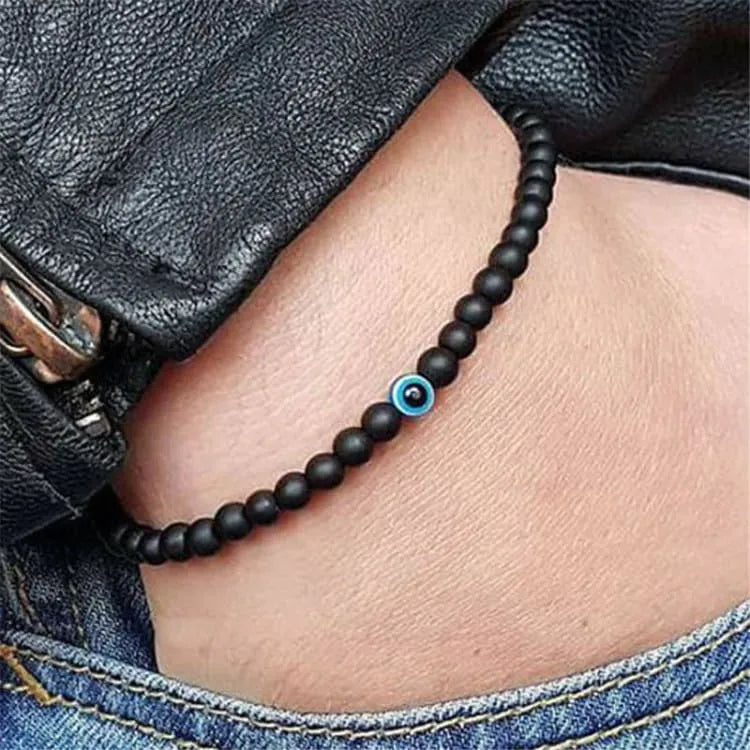 Brazalete Budista con Ojo Protector – Equilibrio y Espiritualidad