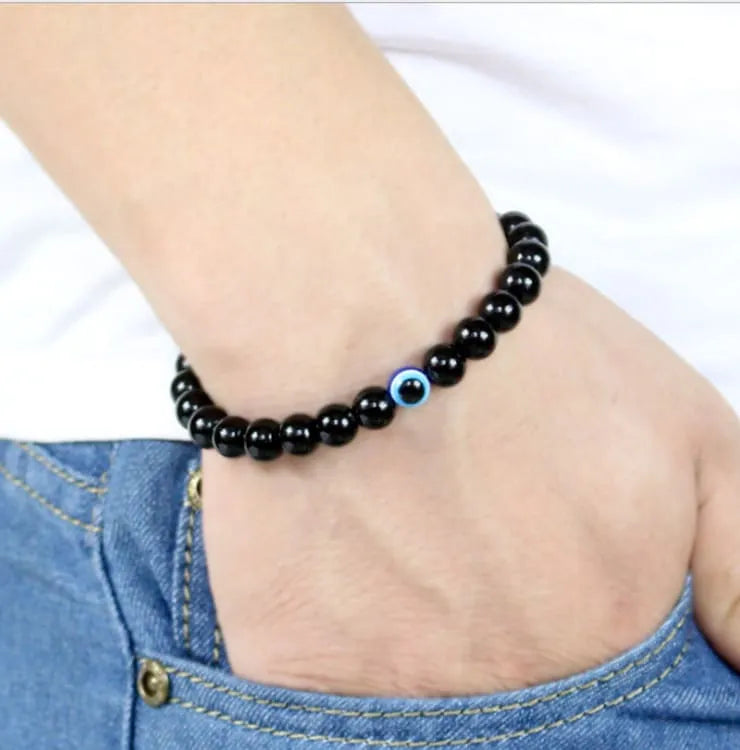 Brazalete Budista con Ojo Protector – Equilibrio y Espiritualidad