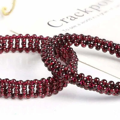 Brazalete de Granate Rojo – Energía, Vitalidad y Equilibrio