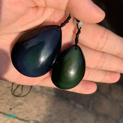 Colgante Gota de Obsidiana – Protección, Claridad y Energía Ancestral