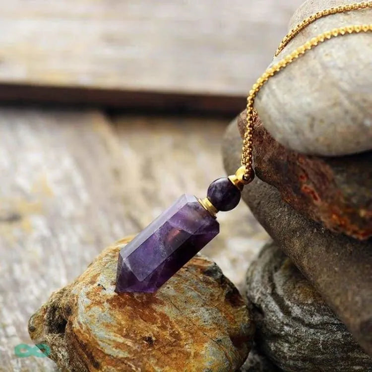 Colgante Protector de Amatista – Serenidad, Energía y Protección