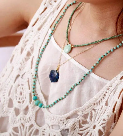 Collar Simplicity en piedra natural