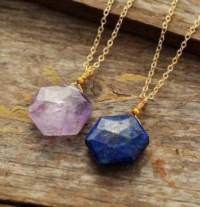 Collar Simplicity en piedra natural
