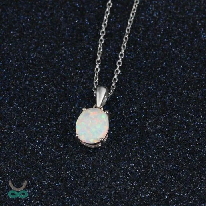 Jewelryonclick 3 Quilates Natural Auténtica Oval Plata De Ley