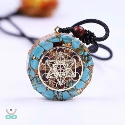 Collar de Orgonita Turquesa 'Regeneración del cuerpo'