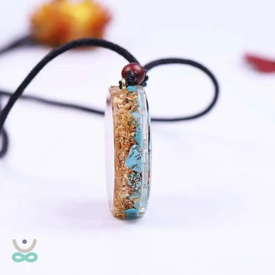Collar de Orgonita Turquesa 'Regeneración del cuerpo'