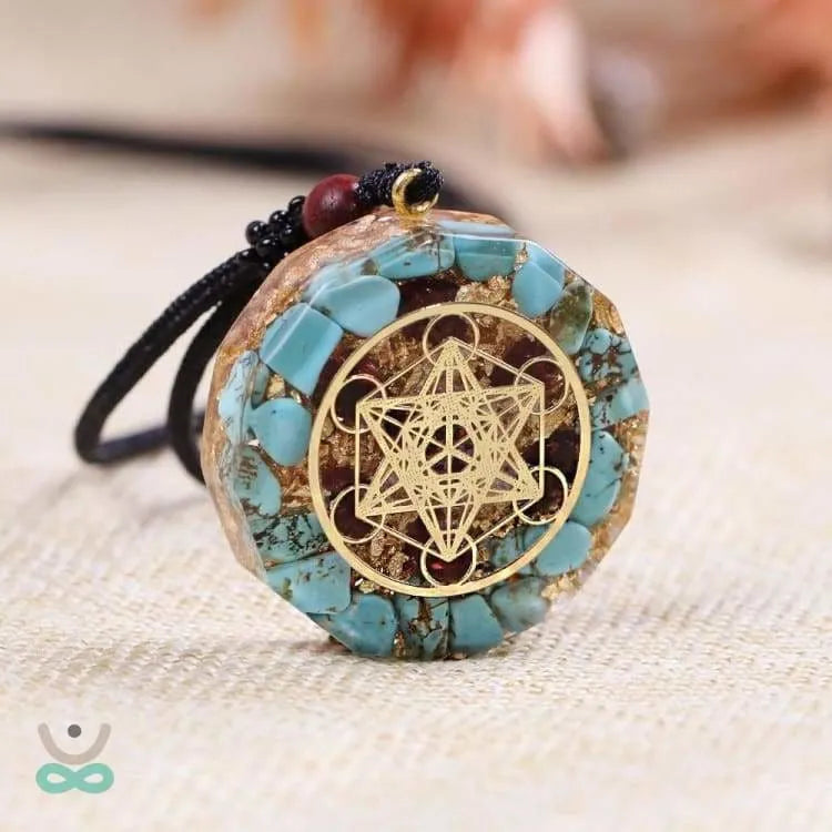 Collar de Orgonita Turquesa 'Regeneración del cuerpo'