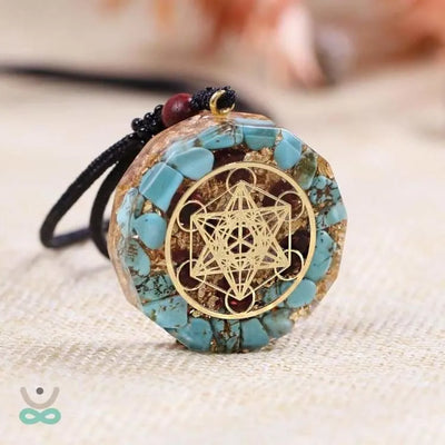 Collar de Orgonita Turquesa 'Regeneración del cuerpo'