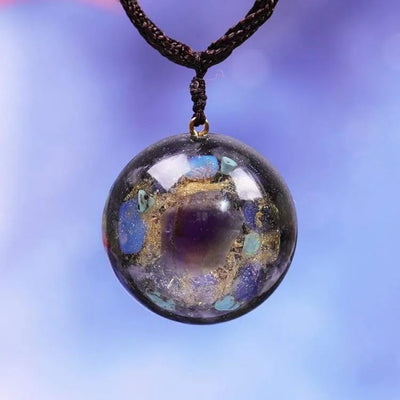 Collar de Orgonita con Amatista y Opalita – Protección, Energía y Armonía