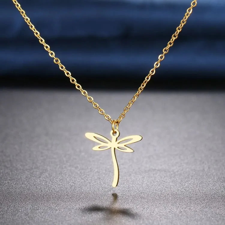 Collar de la sabiduría con libélula