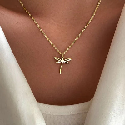 Collar de la sabiduría con libélula