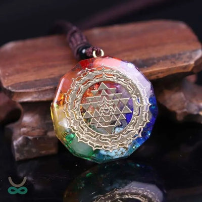 Collar de organita los 7 chakras originales