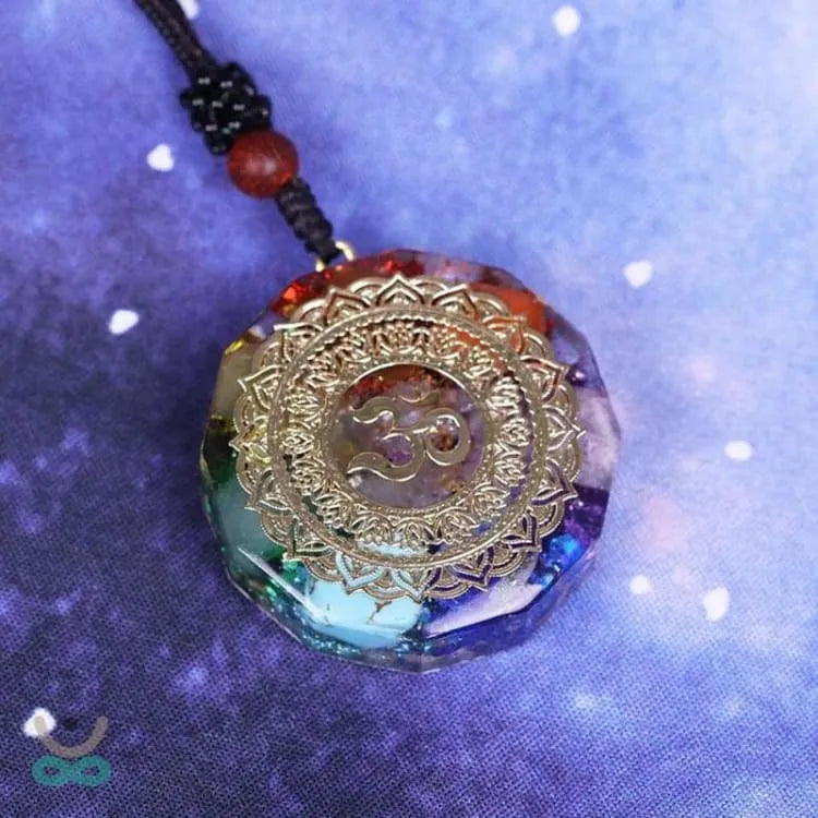 Collar de organita los 7 chakras originales