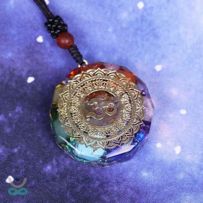 Collar de organita los 7 chakras originales