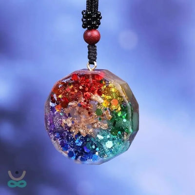 Collar de organita los 7 chakras originales