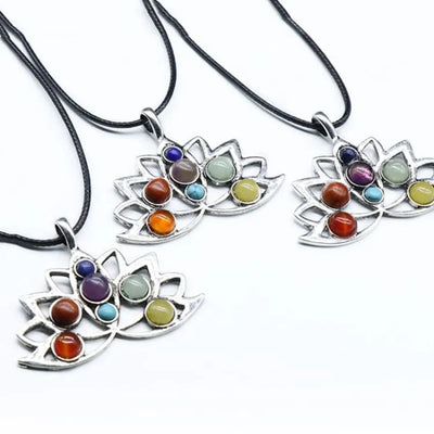 Collar flor de loto 7 chakras