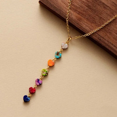 Collar gargantilla 7 Chakras en piedras naturales