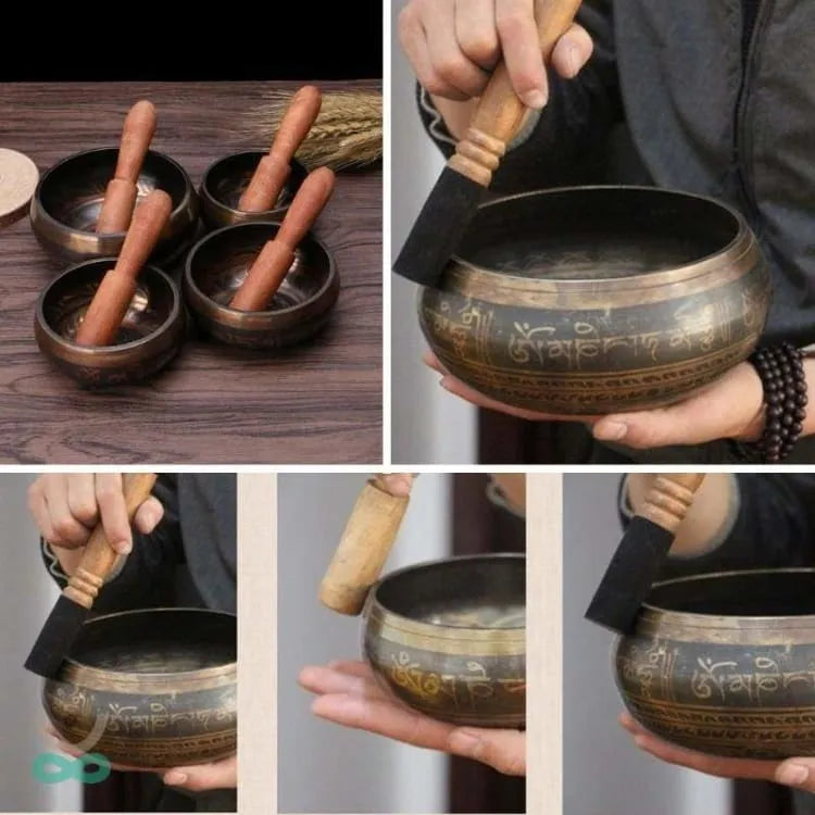 Cuenco tibetano - diseño antiguo