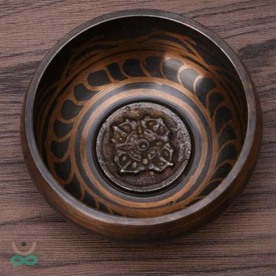 Cuenco tibetano - diseño antiguo