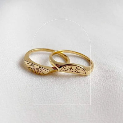 Doble anillo de la unión eterna.