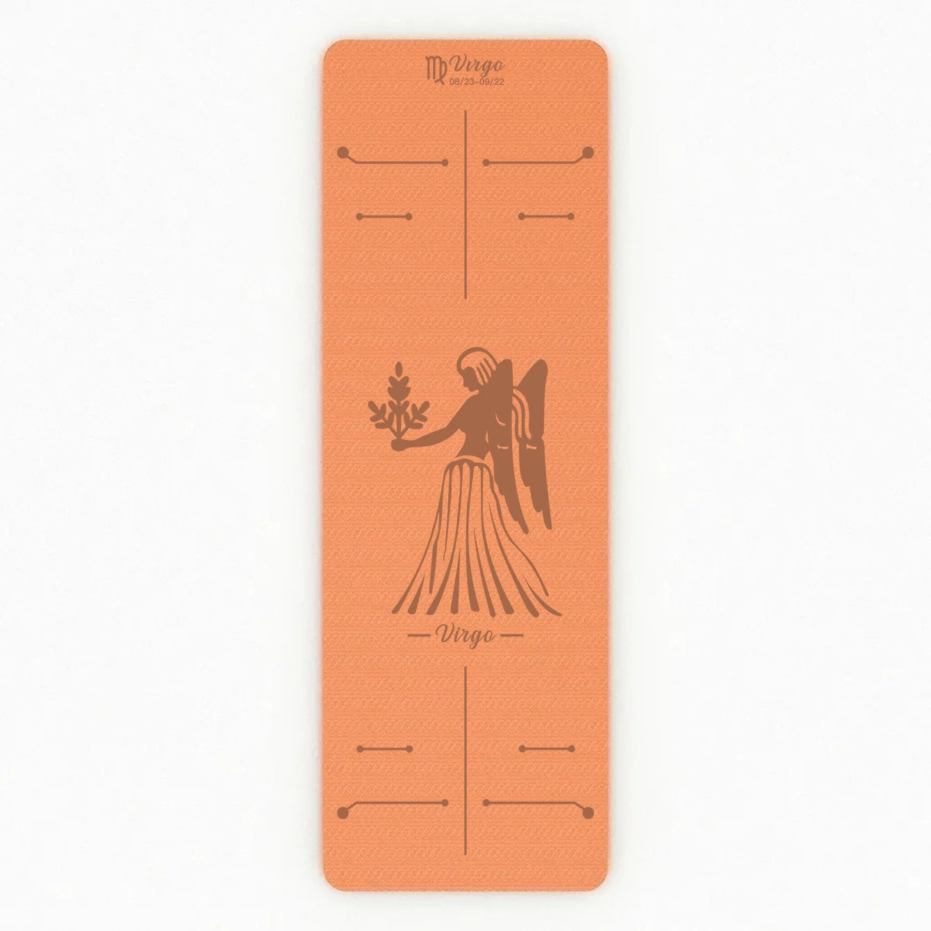 Esterilla Yoga Antideslizante Naranja TPE 6mm