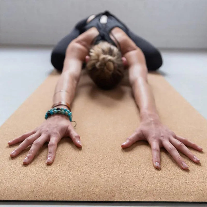 Esterilla de Yoga Natural Estampado de Elefantes
