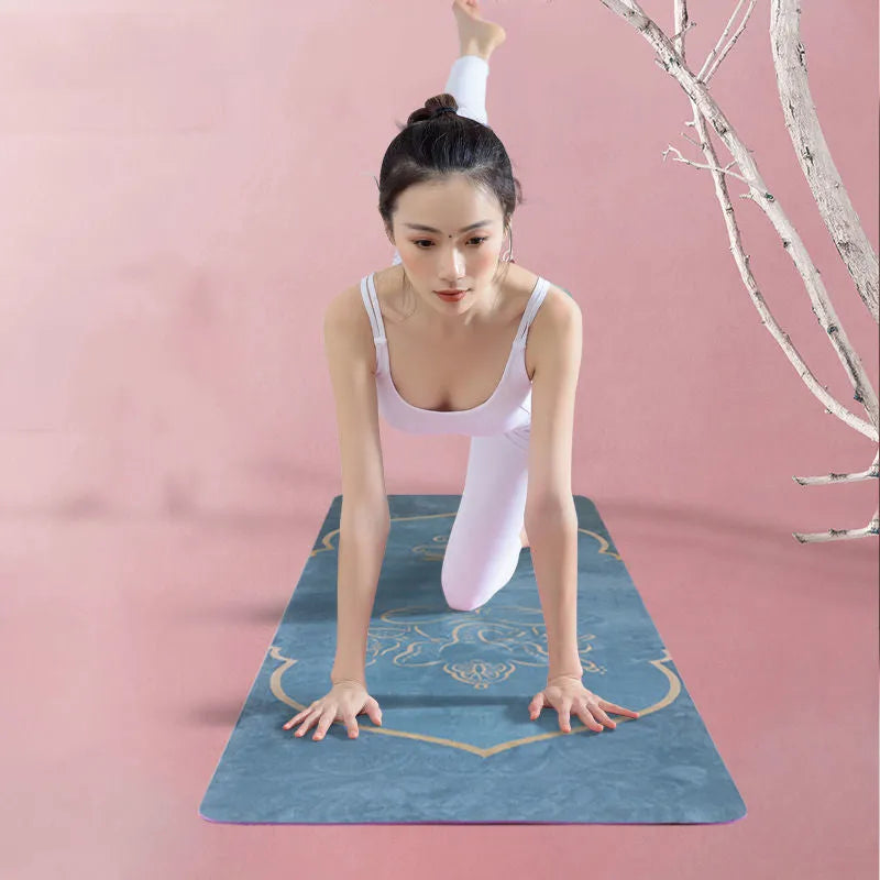 Esterilla de Yoga Premium de Ante con Diseño Espiritual