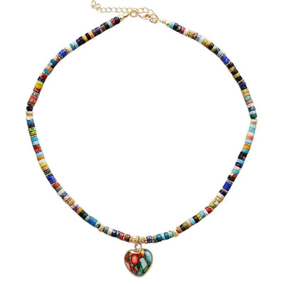 Gargantilla de Amor Francés: 7 Chakras, Lujo y Bienestar