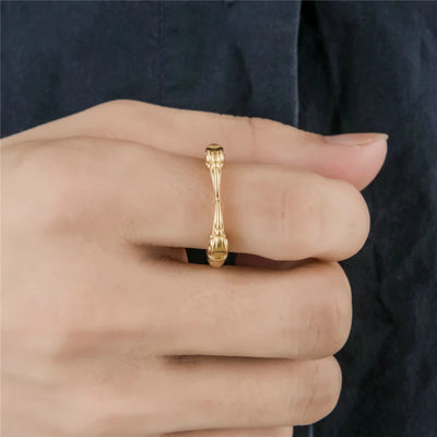 Anillo Zen Lobo de Acero Inoxidable – Fuerza, Libertad y Protección Espiritual