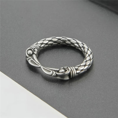 Anillo Zen Lobo de Acero Inoxidable – Fuerza, Libertad y Protección Espiritual