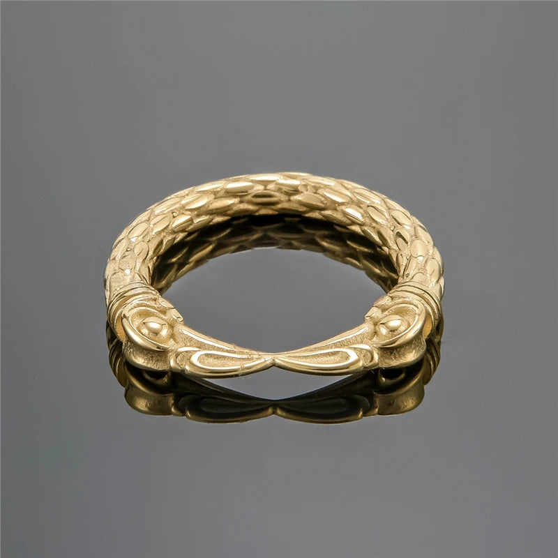 Anillo Zen Lobo de Acero Inoxidable – Fuerza, Libertad y Protección Espiritual