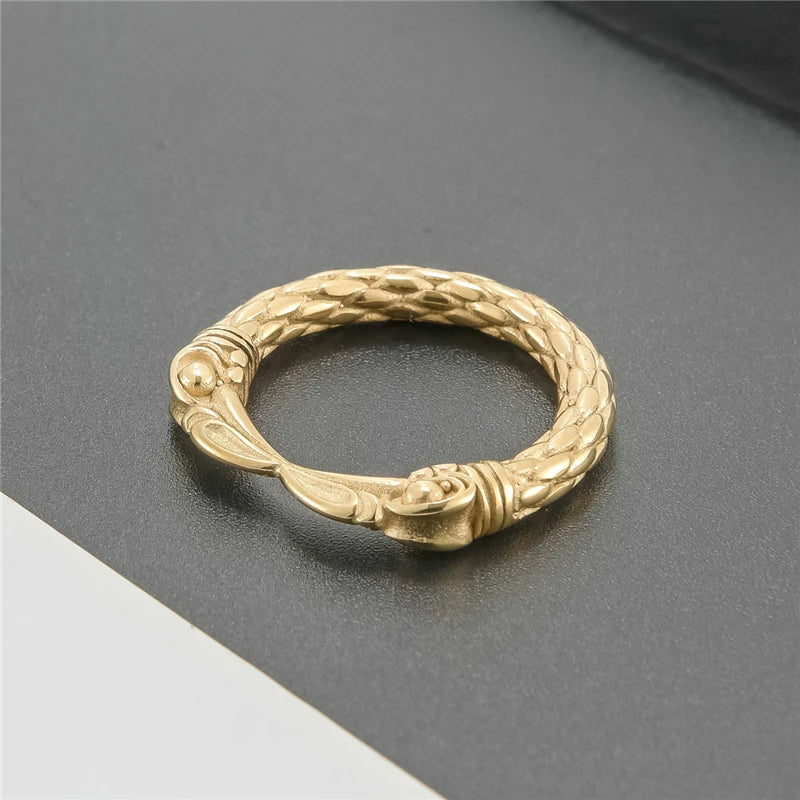 Anillo Zen Lobo de Acero Inoxidable – Fuerza, Libertad y Protección Espiritual