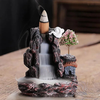 Inciensario con cascada