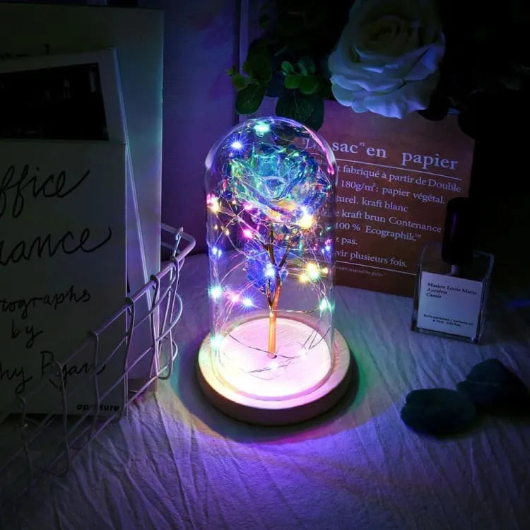 La Rosa Brillante bajo la campana