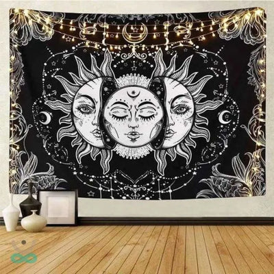 Lienzo de pared que simboliza la luna