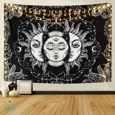 Lienzo de pared que simboliza la luna