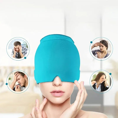 Mascarilla antimigraña de compresión en frío