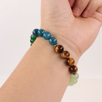 Pulsera Cuádruple de Energía y Armonía Espiritual
