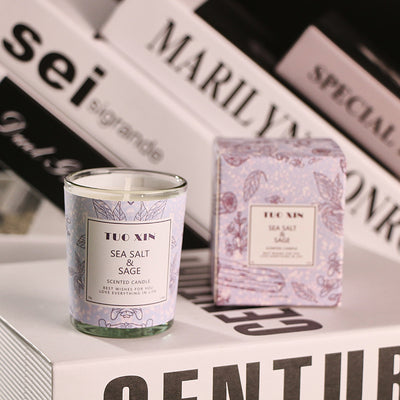 Vela de Aromaterapia con Cera Vegetal – Pureza, Equilibrio y Energía Natural