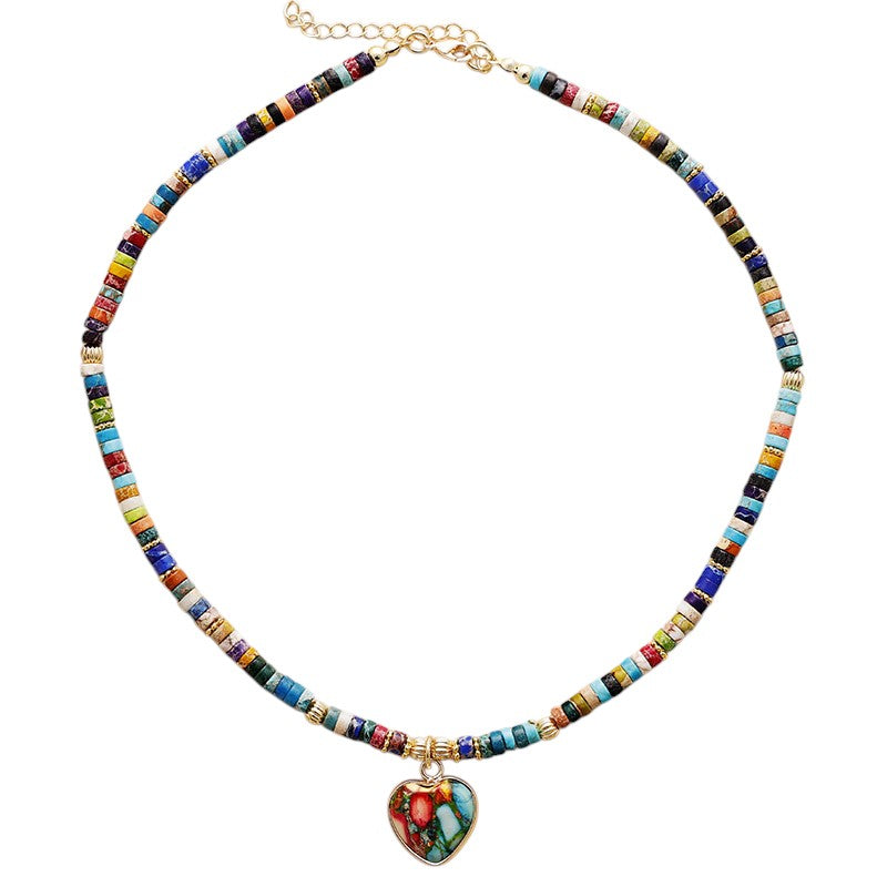 Gargantilla de Amor Francés: 7 Chakras, Lujo y Bienestar