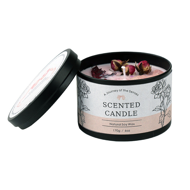 Vela Perfumada de Cristal – Fragancia Duradera y Armonía Interior