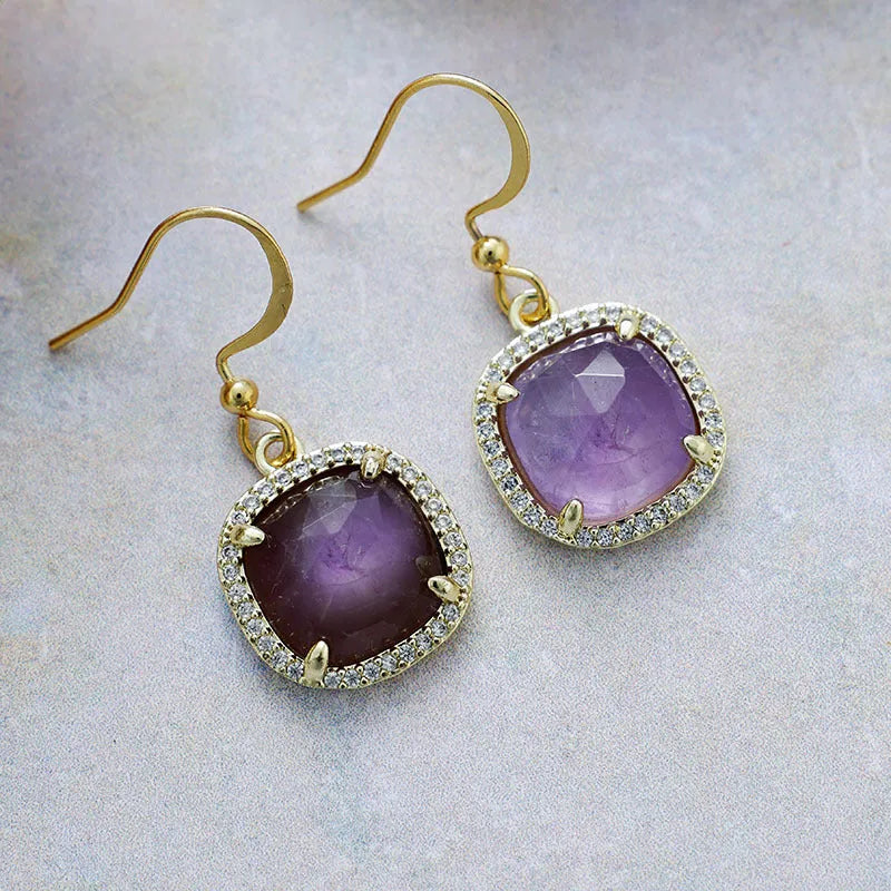 Pendientes de Amatista: Belleza, energía y protección